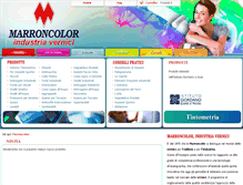 Tablet Screenshot of marroncolor.com